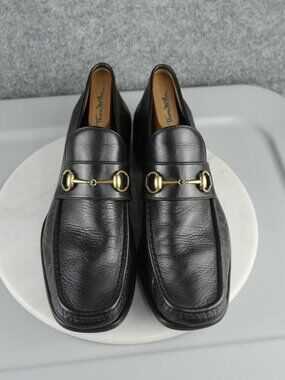 Gucci | Shoes | Mens Gucci Suede Gg Monogram Web Loafer Size  display picture 3